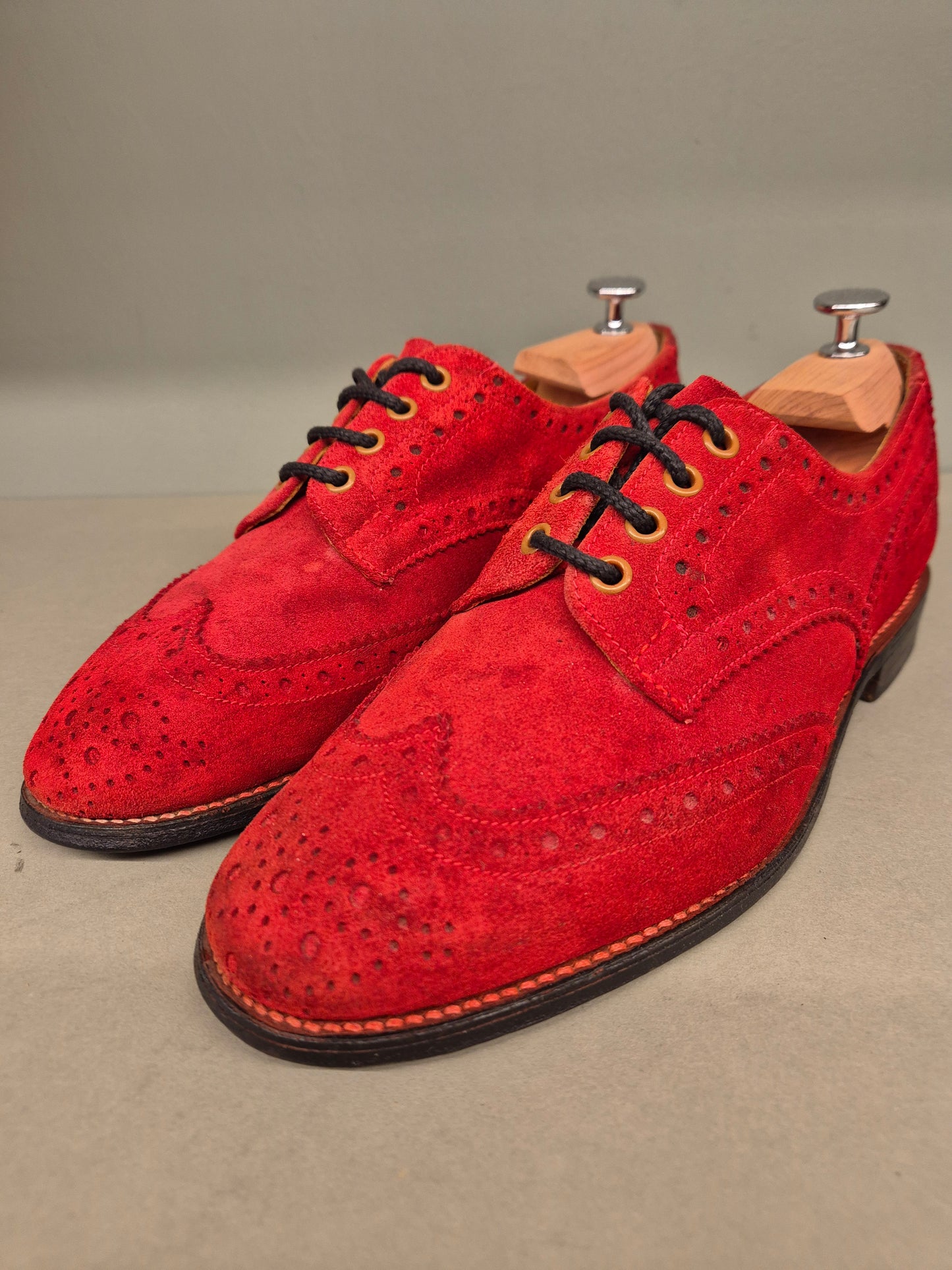 Tricker's | Derby Full Brogue | No. 2992 | Aufgearbeitete Schuhe | Second Hand | Refurbished Shoes