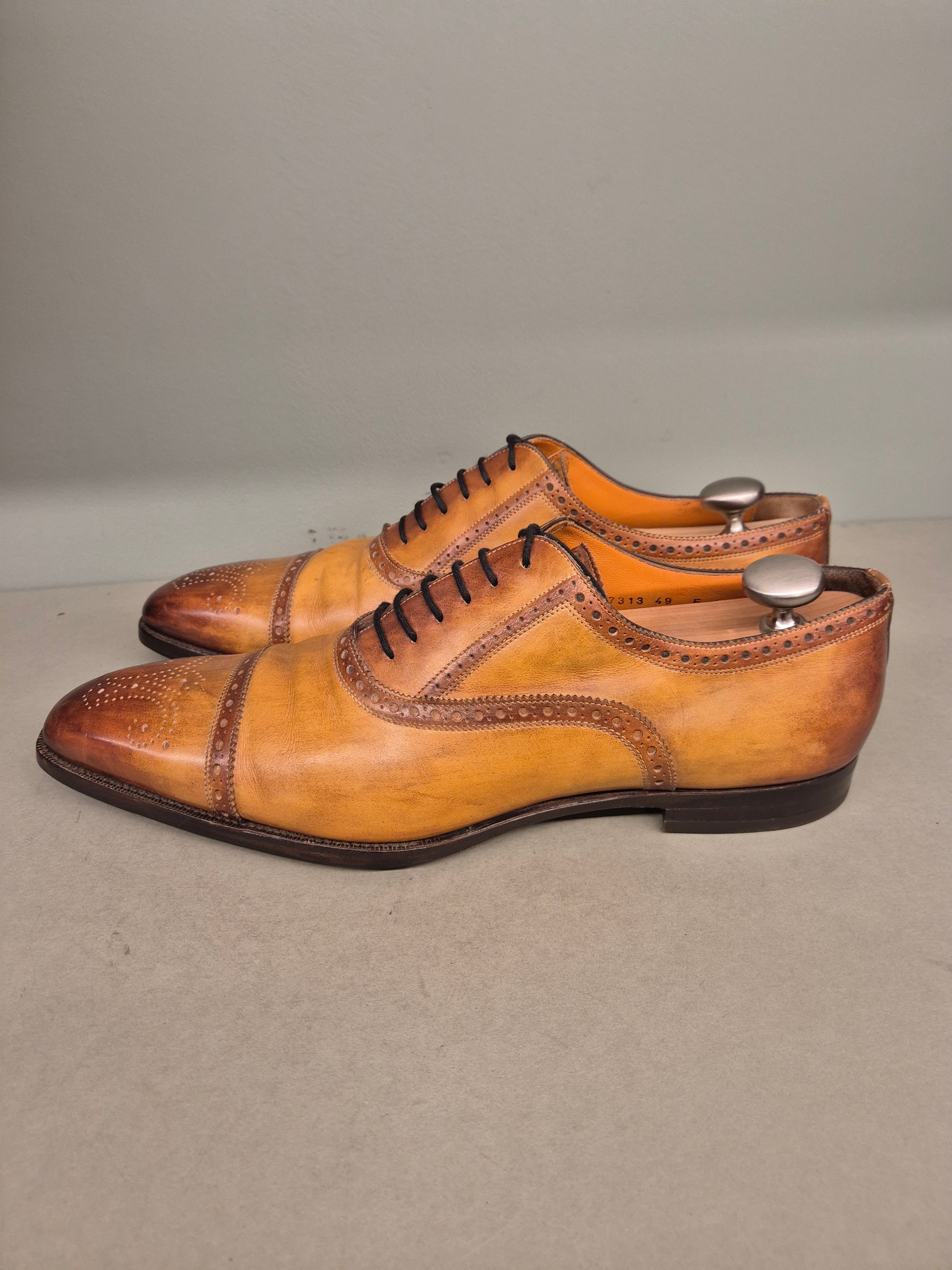 Santoni | Oxford Semi-Brogue | No. 3233 | Aufgearbeitete Schuhe | Second Hand | Refurbished Shoes