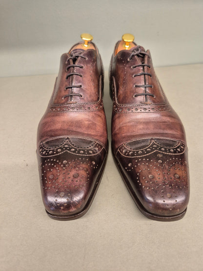 Santoni | Oxford Semi-Brogue | No. 3477 | Aufgearbeitete Schuhe | Second Hand | Refurbished Shoes