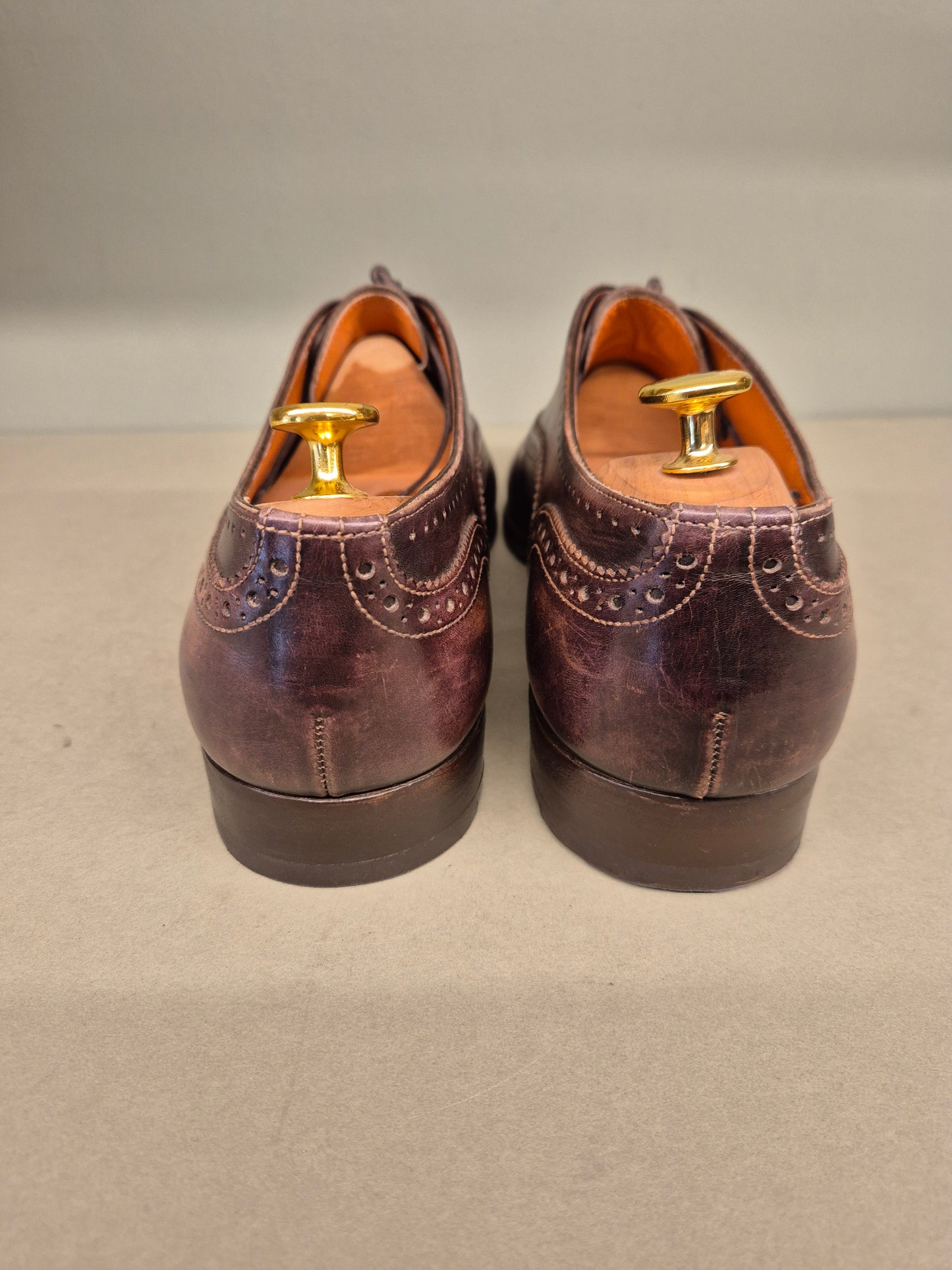 Santoni | Oxford Semi-Brogue | No. 3477 | Aufgearbeitete Schuhe | Second Hand | Refurbished Shoes