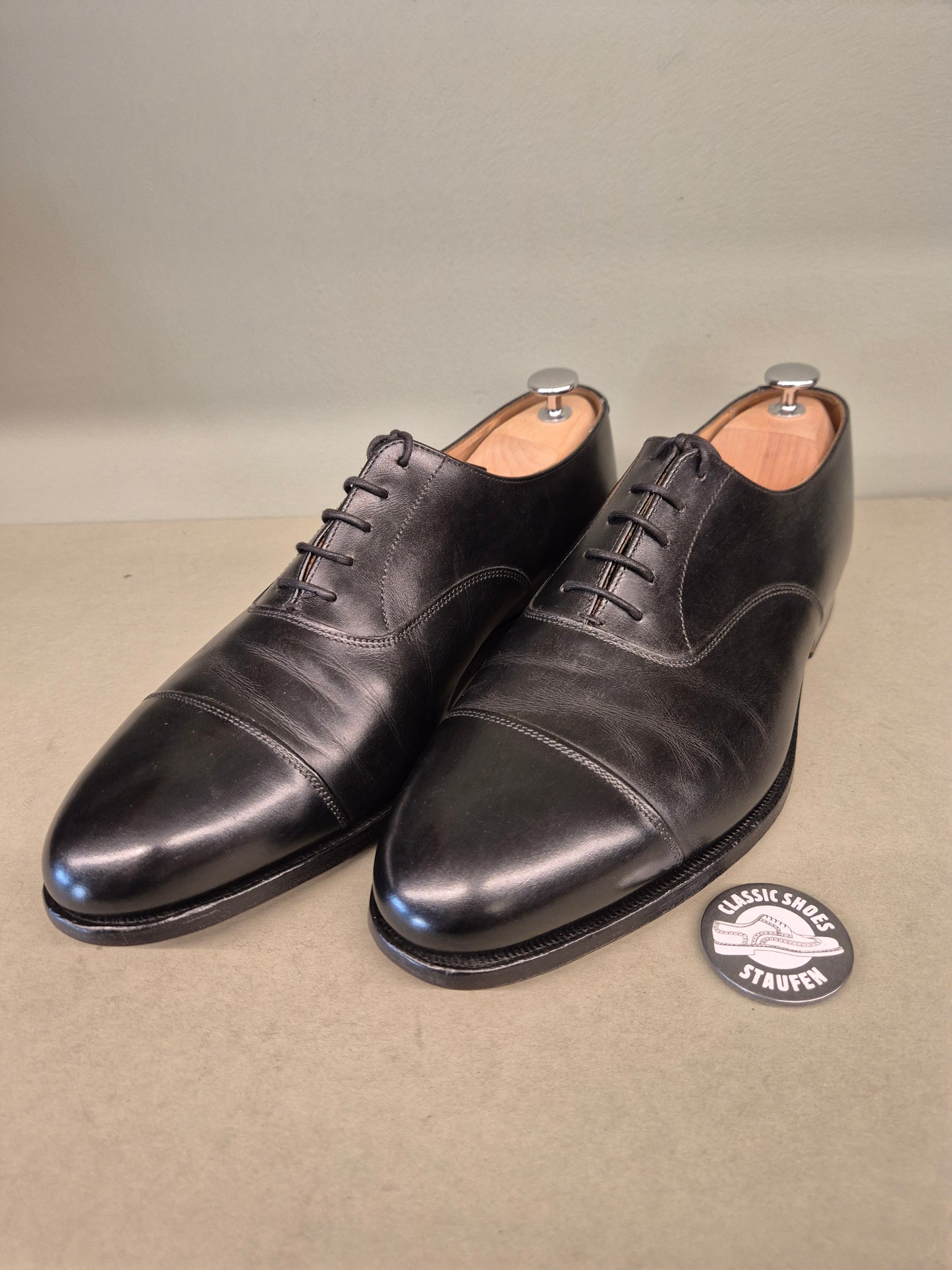Crockett & Jones | Oxford Captoe | No. 3805 | Aufgearbeitete Schuhe | Second Hand | Refurbished Shoes