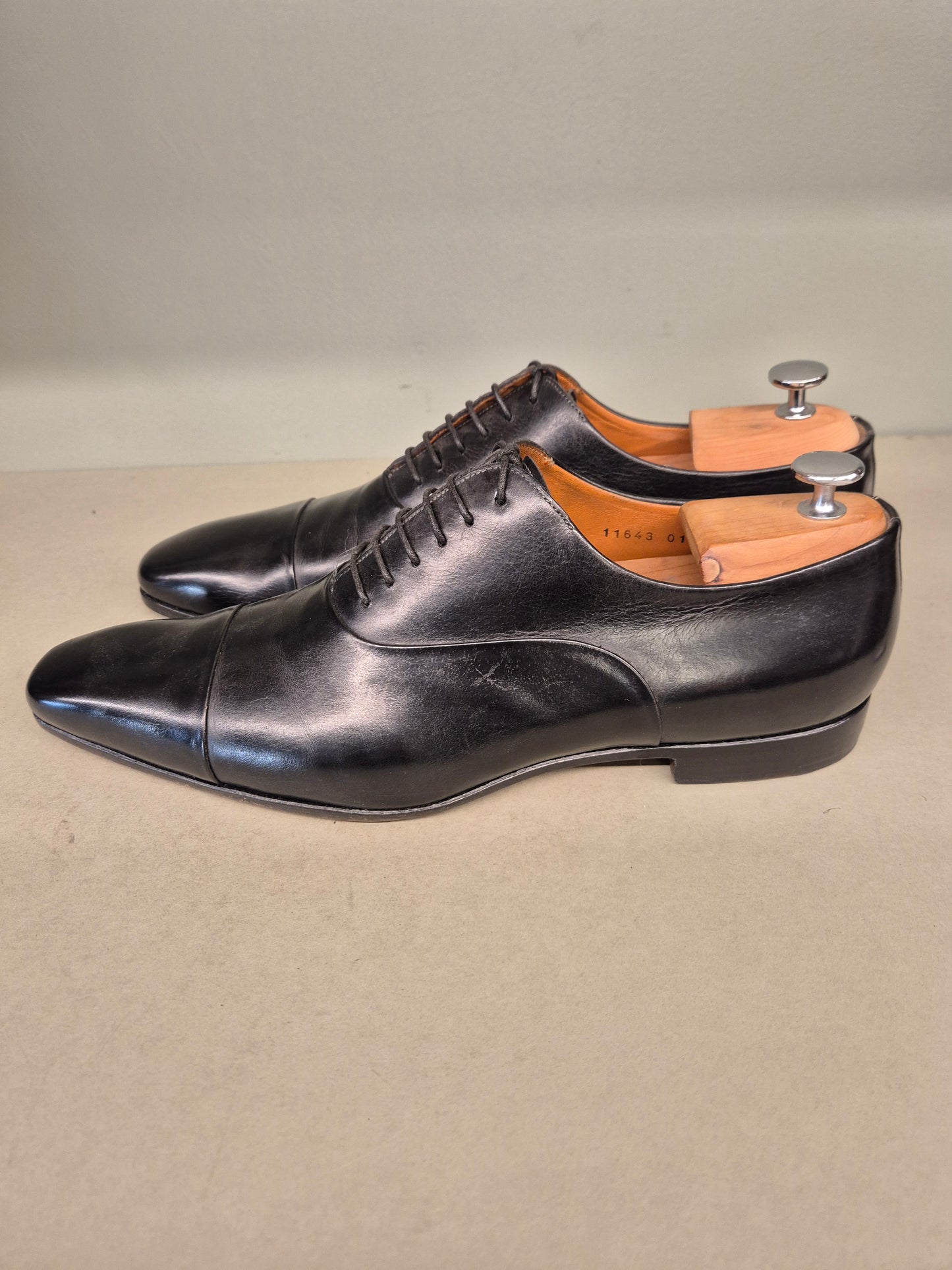 Santoni | Oxford Captoe | No. 3954 | Aufgearbeitete Schuhe | Second Hand | Refurbished Shoes