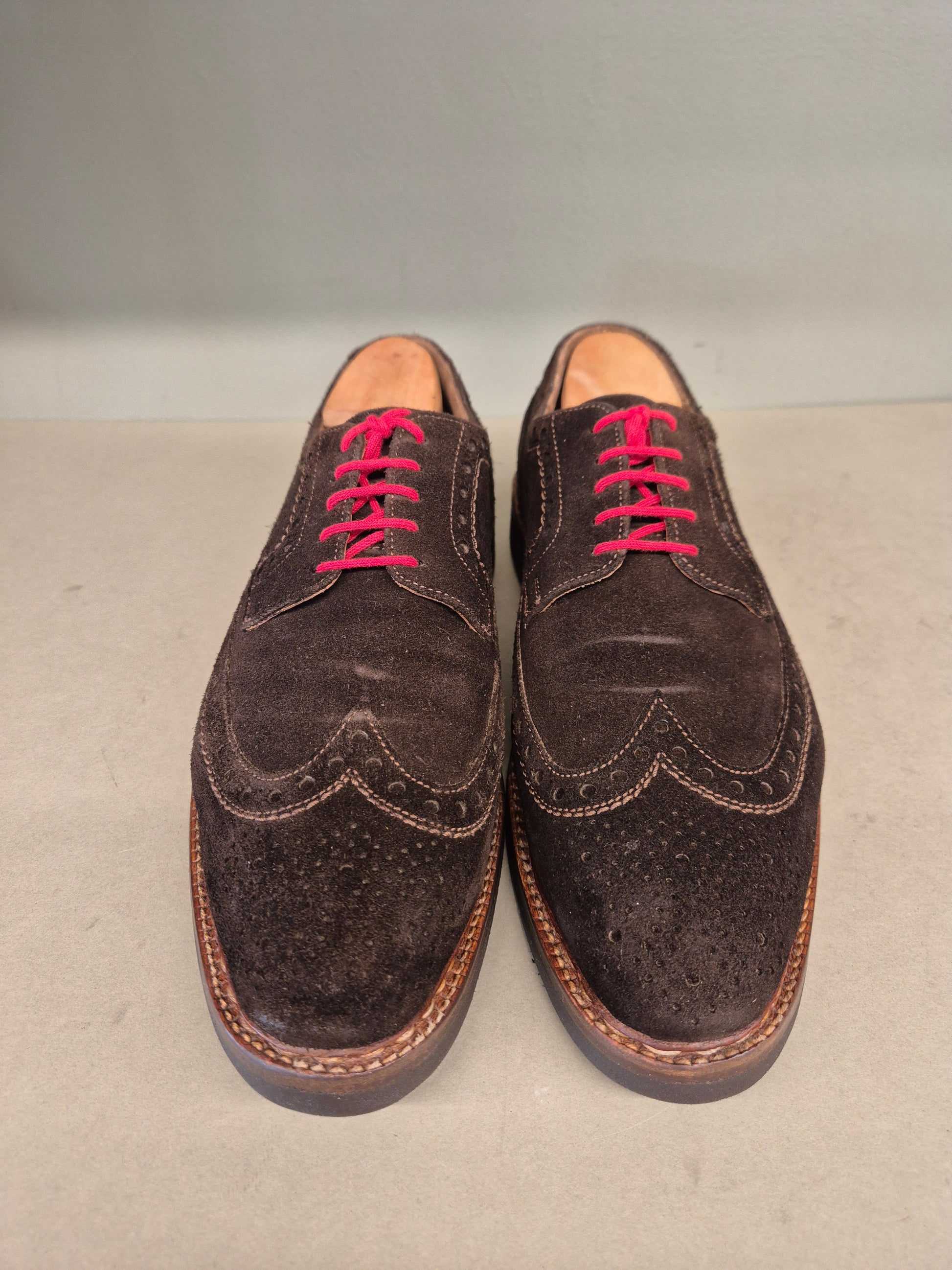 Heinrich Dinkelacker | Derby Full Brogue | No. 4136 | Aufgearbeitete Schuhe | Second Hand | Refurbished Shoes