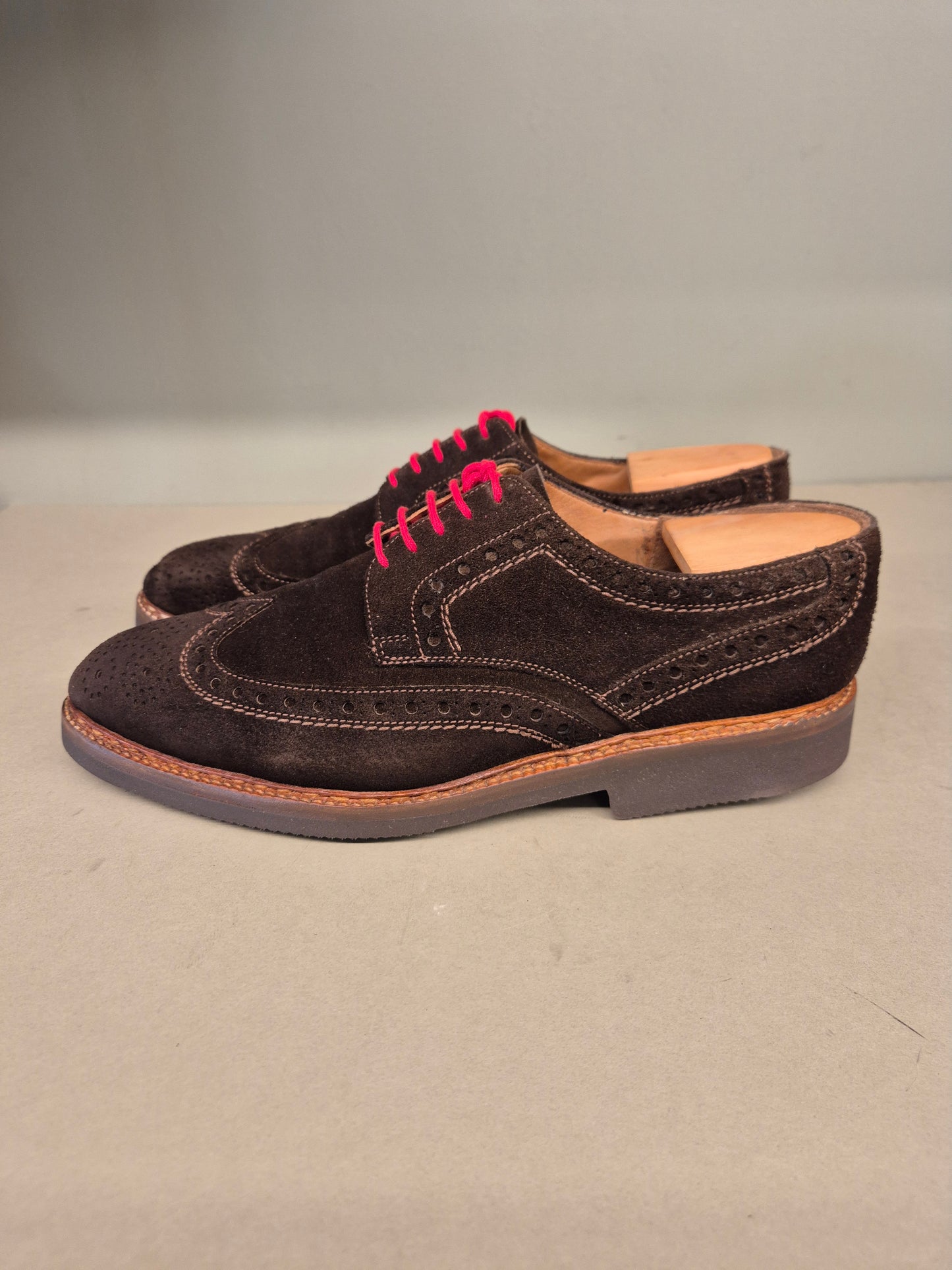 Heinrich Dinkelacker | Derby Full Brogue | No. 4136 | Aufgearbeitete Schuhe | Second Hand | Refurbished Shoes