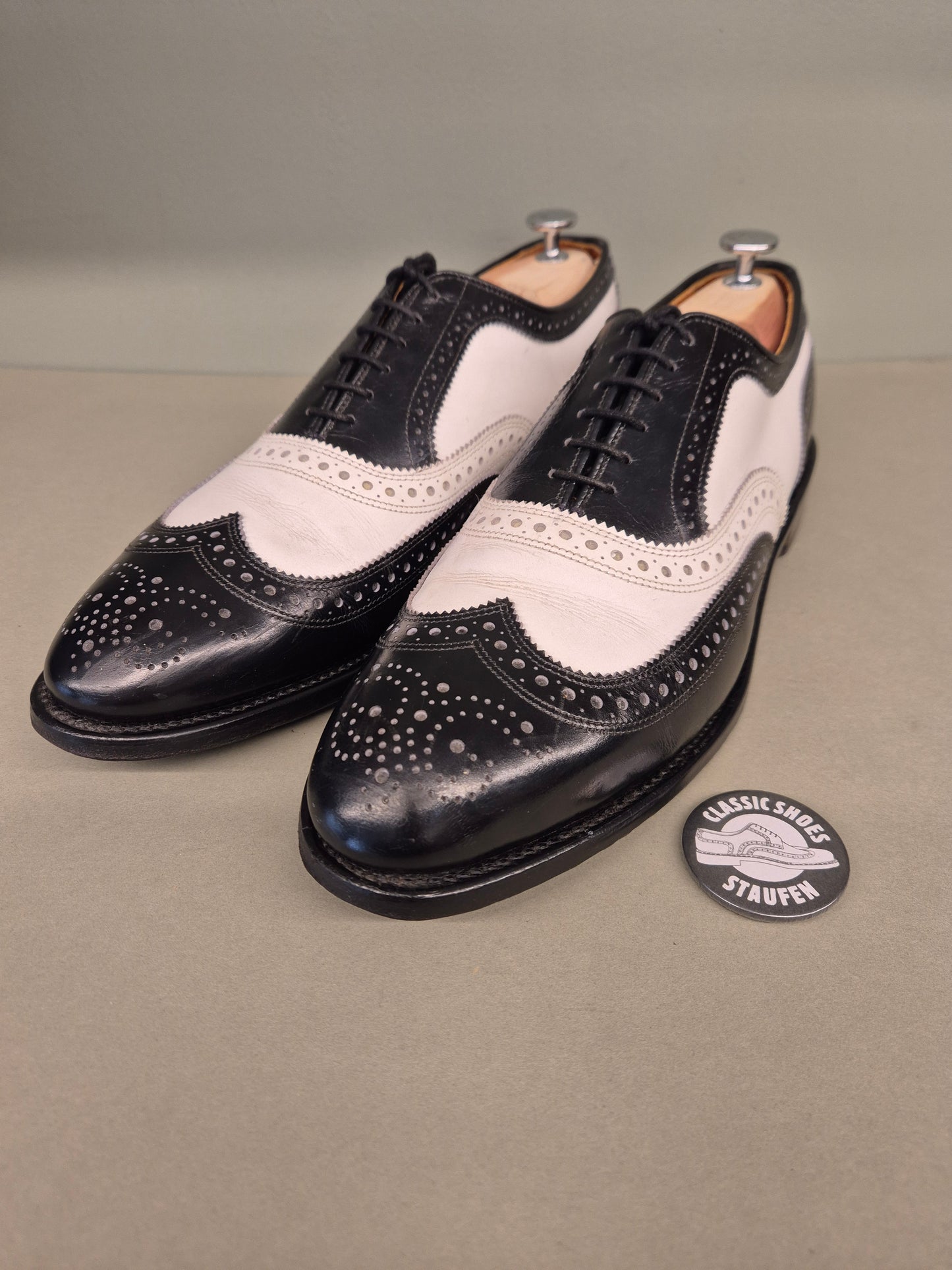 Allen Edmonds | Oxford Full Brogue Spectator | No. 4230 | Aufgearbeitete Schuhe | Second Hand | Refurbished Shoes