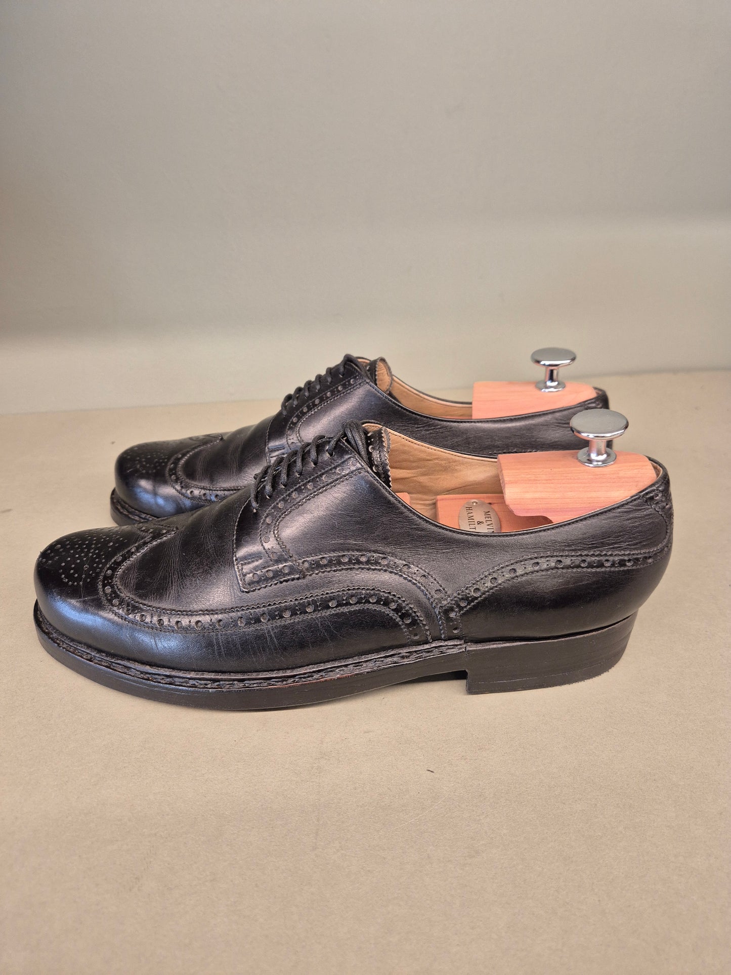 Laszlo Vass | Derby Full Brogue | No. 4253 | Aufgearbeitete Schuhe | Second Hand | Refurbished Shoes