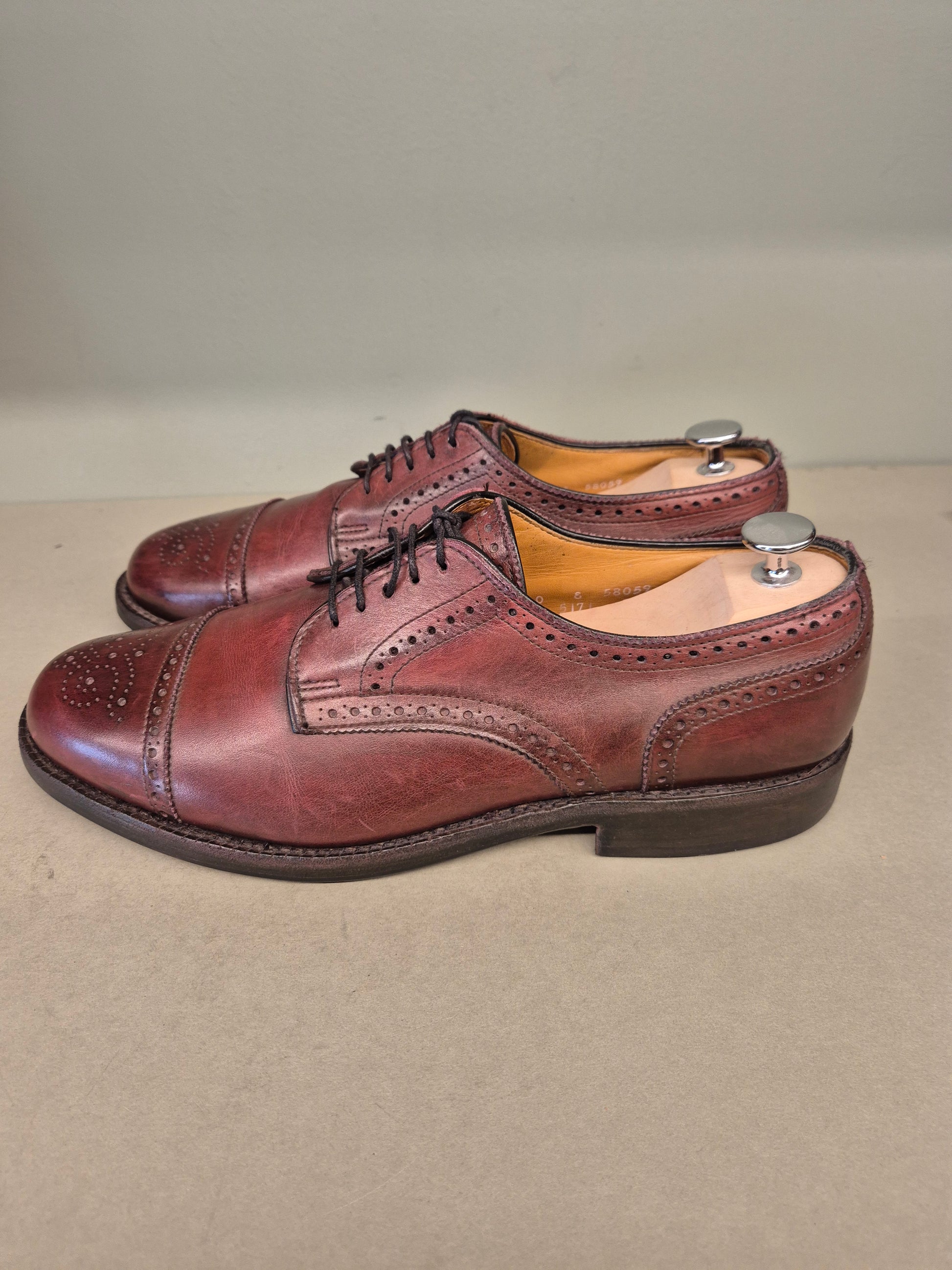 Allen Edmonds | Derby Semi-Brogue | No. 4260 | Aufgearbeitete Schuhe | Second Hand | Refurbished Shoes