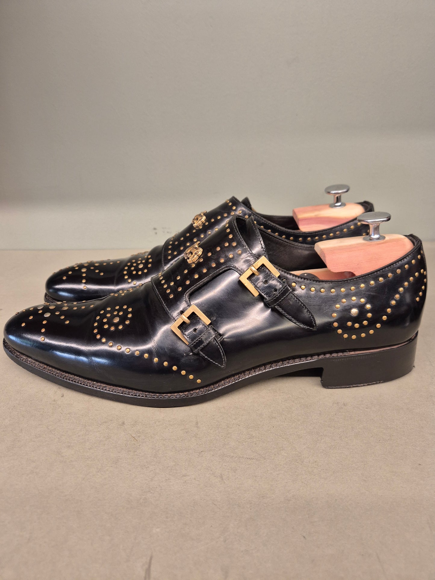 Harris Firenze | Monk mit Nieten | No. 4288 | Aufgearbeitete Schuhe | Second Hand | Refurbished Shoes