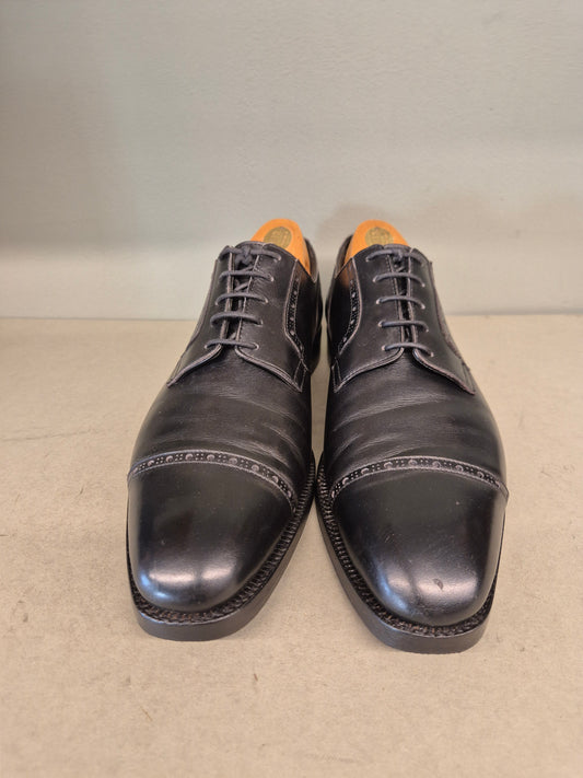 Crockett & Jones | Derby Semi Brogue | No. 4318 | Aufgearbeitete Schuhe | Second Hand | Refurbished Shoes