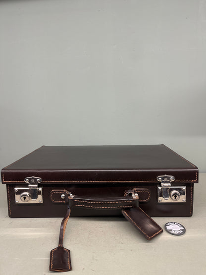 Handcrafted briefcase - Gesellenstück Meister Eckert | Aktenkoffer | No. 4623