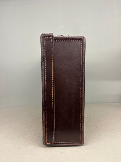 Handcrafted briefcase - Gesellenstück Meister Eckert | Aktenkoffer | No. 4623