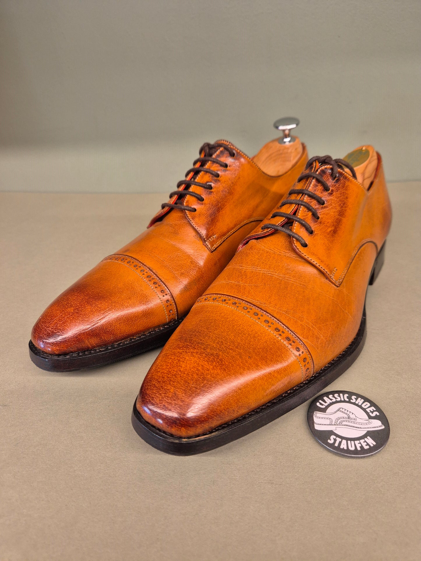 Dieter Kuckelkorn | Derby Captoe | No. 3962 | Aufgearbeitete Schuhe | Second Hand | Refurbished Shoes