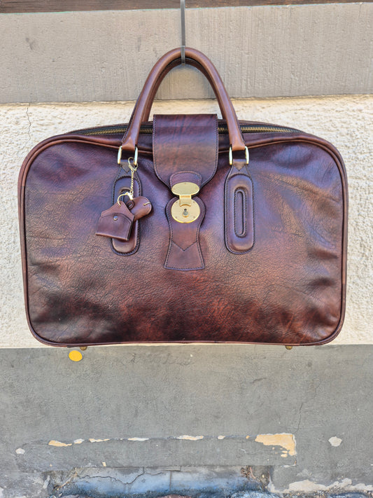 Italian Leather | Weekender | No. 4765